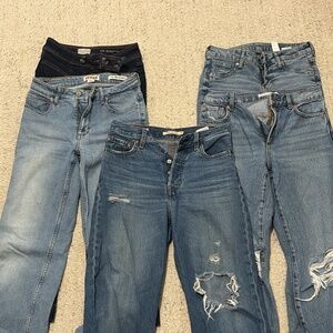 Lot of jeans
